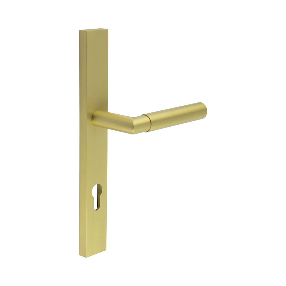 SOX Benzac 316 Stainless Steel Door Handle (92mm) - Satin Brass